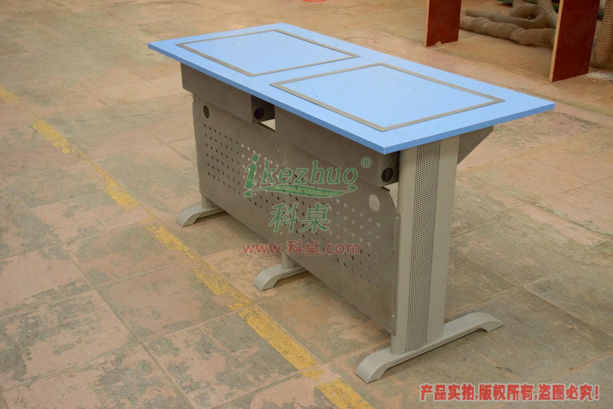 科桌家具,翻轉電腦桌,雙人金屬腳架手動箱體翻轉電腦桌 科桌家具,翻轉電腦桌,雙人金屬腳架手動箱體翻轉電腦桌